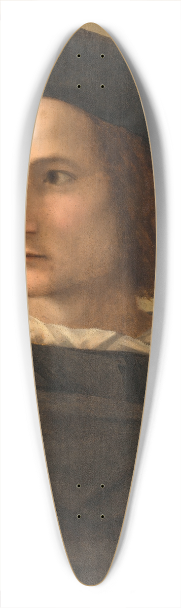 Franciabigio - Portrait Of A Man 39.3 inch art pintail longboard deck