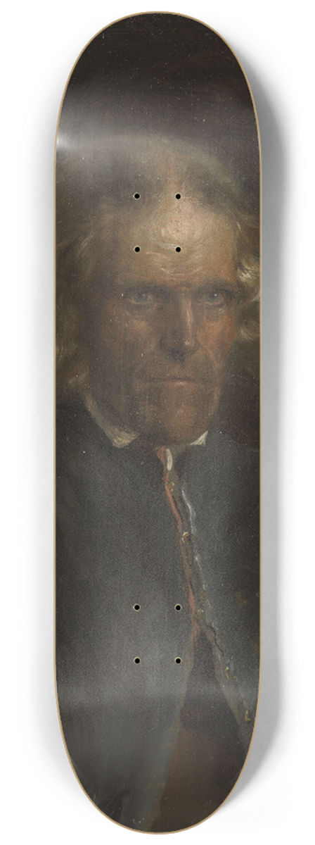 Adolph Tidemand - Portrait of a Farmer from Voss 8.25 inch art skate deck