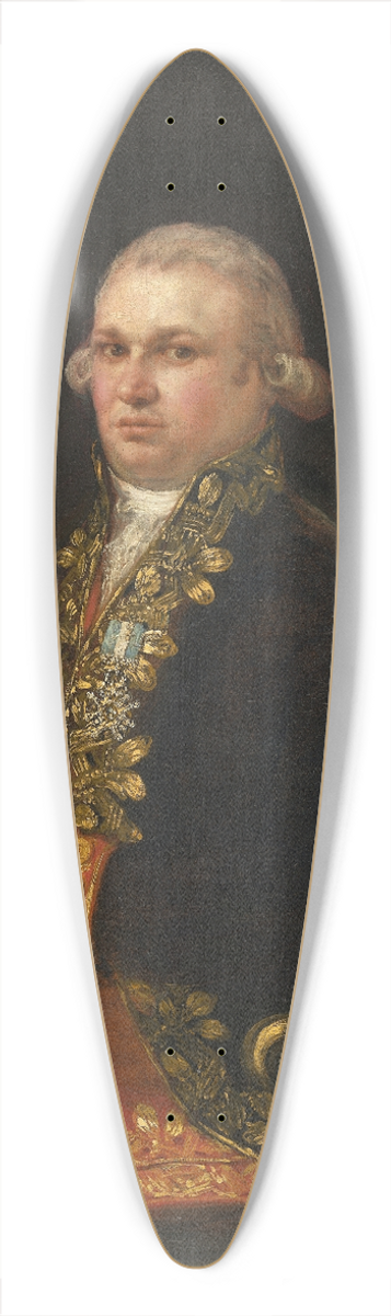 Francisco de Goya - Don Antonio Noriega 39.3 inch art pintail longboard deck