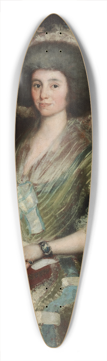 Francisco de Goya - Portrait of Senora Cen Bermudez 39.3 inch art pintail longboard deck