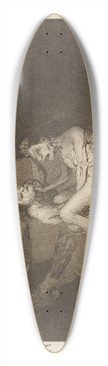 Francisco de Goya - Quien lo creyera! (Who would have thought it!) 39.3 inch art pintail longboard deck