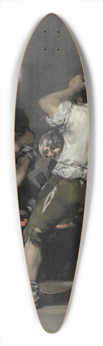 Francisco de Goya - The Forge 39.3 inch art pintail longboard deck