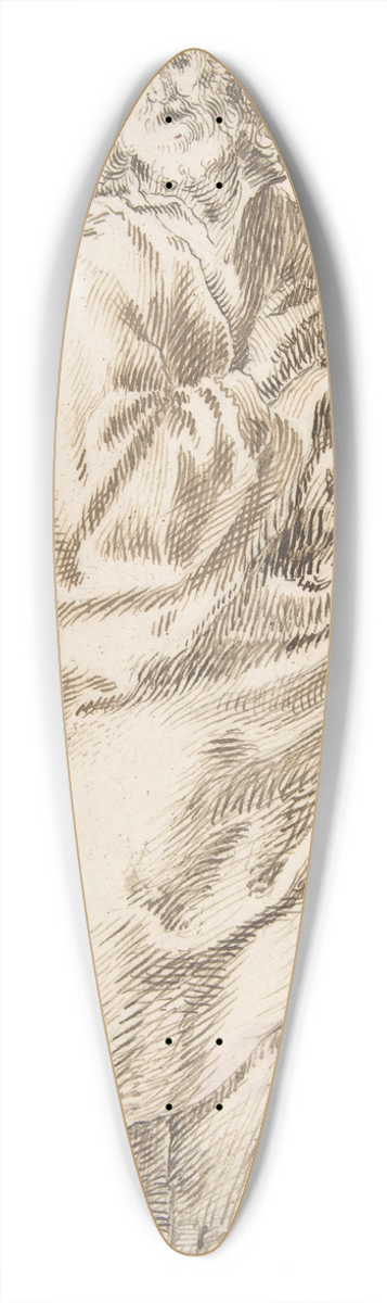 Francisco Herrera The Elder - An Apostle Holding a Book 39.3 inch art pintail longboard deck