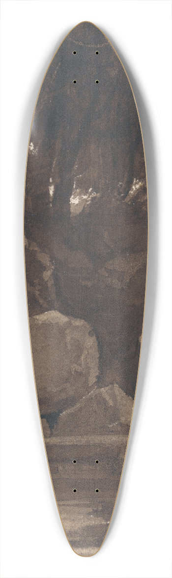 Francis Danby - The Haunted Wood 39.3 inch art pintail longboard deck