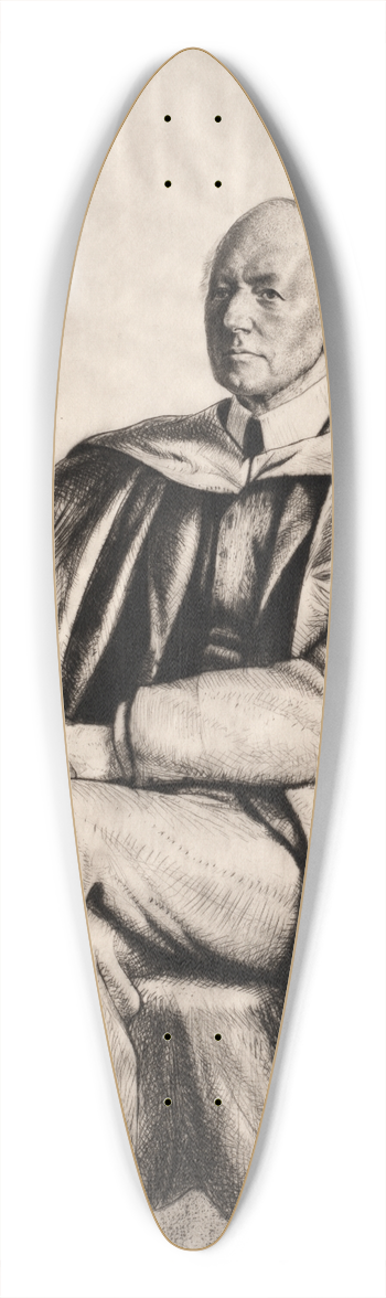 Francis Dodd - A. J. Donkin 39.3 inch art pintail longboard deck