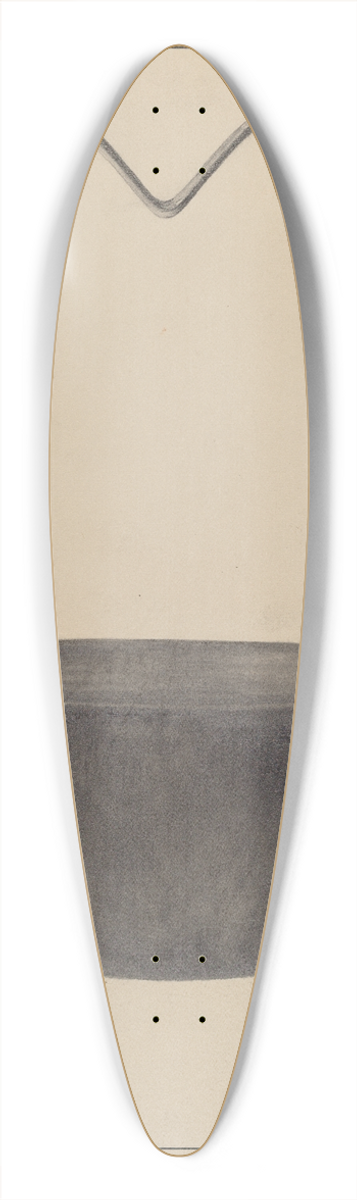 Francis Law Durand - Fireplace Kettle 39.3 inch art pintail longboard deck