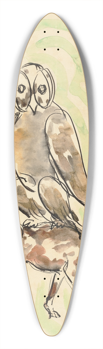 Francis Picabia - Sans titre 39.3 inch art pintail longboard deck
