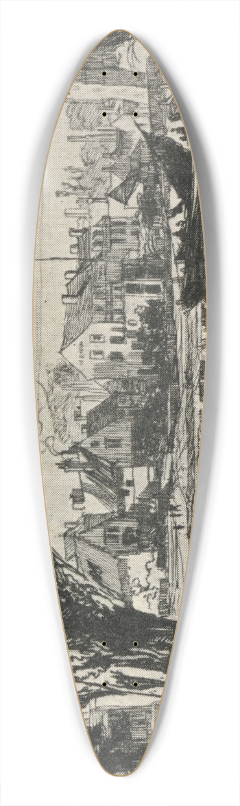 Francis Seymour Haden - Fulham 39.3 inch art pintail longboard deck