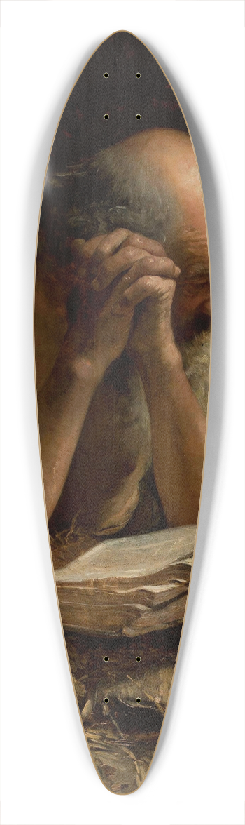 Franciszek Ejsmond - Hermit 39.3 inch art pintail longboard deck