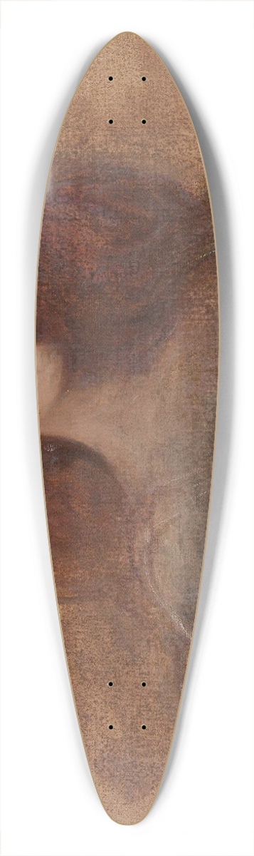 Franciszek murko - Red-haired woman 39.3 inch art pintail longboard deck