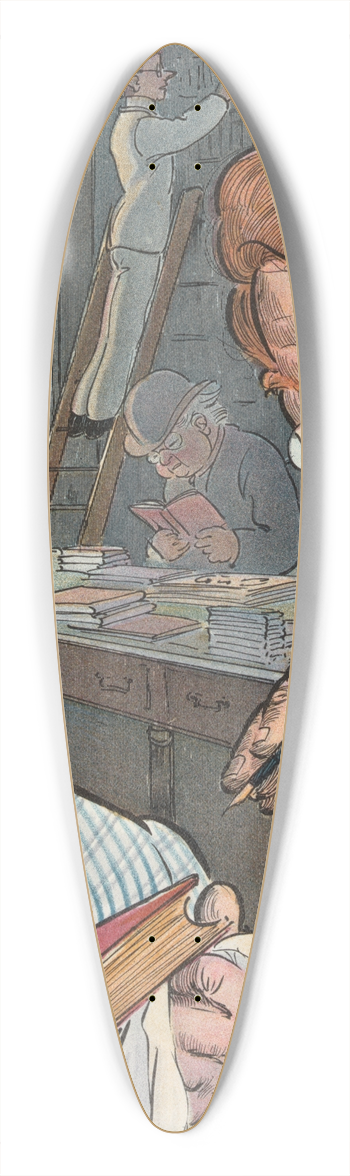 Frank Arthur Nankivell - Enough 39.3 inch art pintail longboard deck