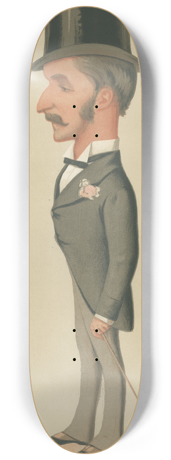 Carlo Pellegrini - Politicians  Family. The Marquis of Lansdowne. 4 April 1874 8.25 inch art skate deck