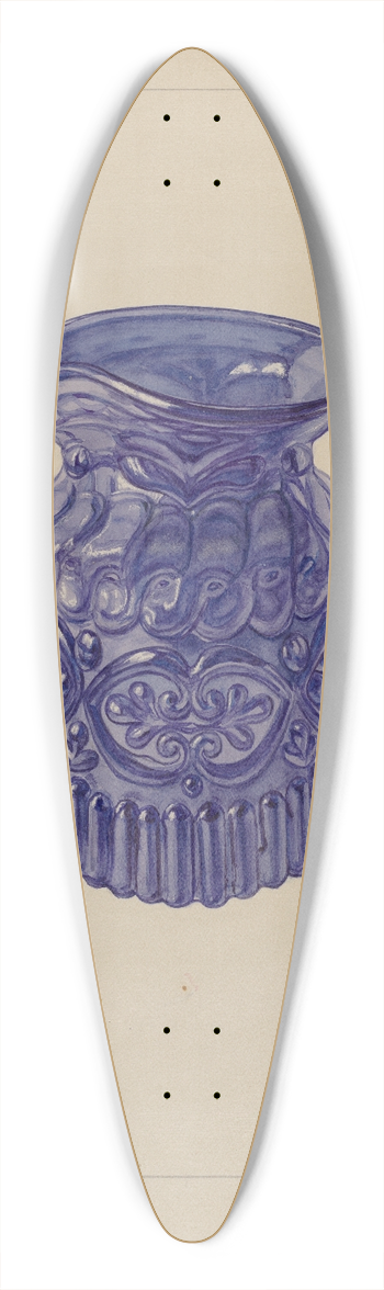 Frank Fumagalli - Cream Pitcher 39.3 inch art pintail longboard deck