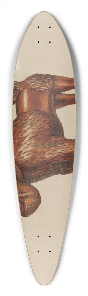 Frank Fumagalli - Statuette of a Dog 39.3 inch art pintail longboard deck
