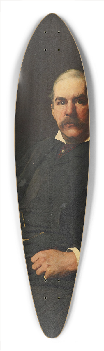 Frank Holl - Portrait of Pierpont Morgan 39.3 inch art pintail longboard deck