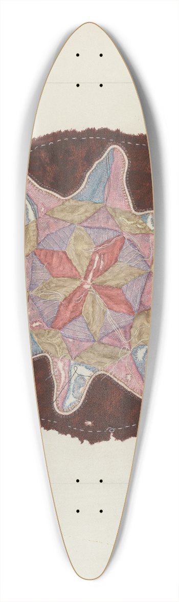 Frank Maurer - Pin Cushion 39.3 inch art pintail longboard deck