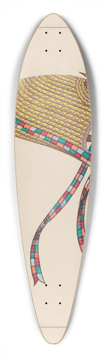 Frank Nelson - Bonnet 39.3 inch art pintail longboard deck