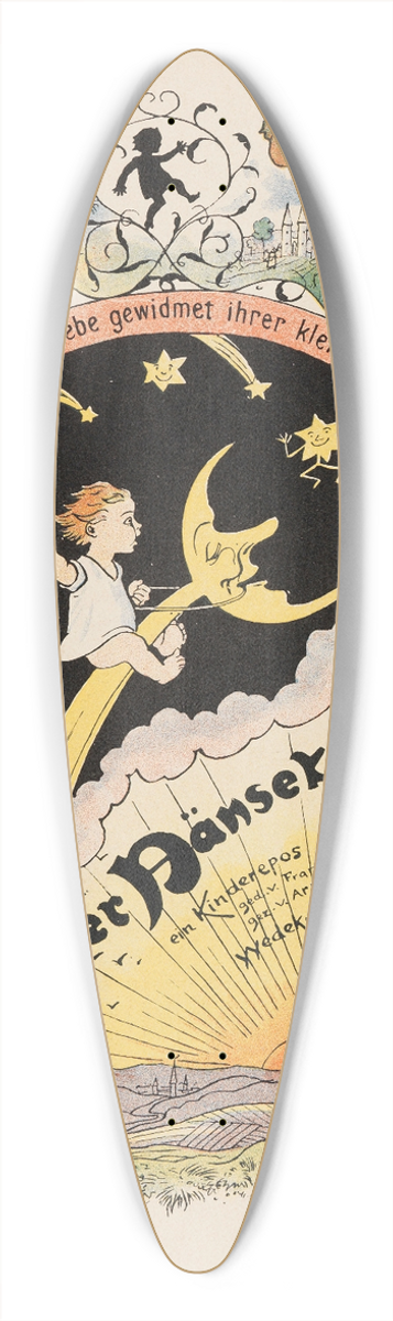 Frank Wedekind - Der Hnseken 39.3 inch art pintail longboard deck