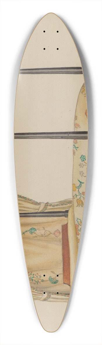 Frank Wenger - Bedstead 39.3 inch art pintail longboard deck