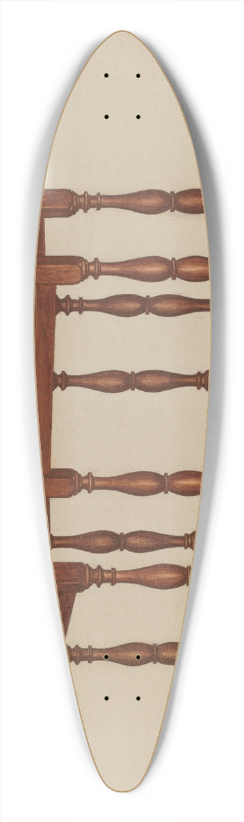 Frank Wenger - Gate-legged Table 39.3 inch art pintail longboard deck