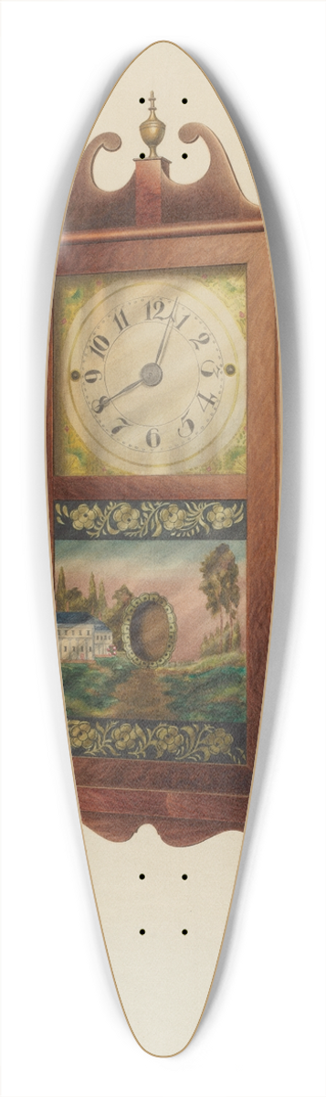 Frank Wenger - Shelf Clock 39.3 inch art pintail longboard deck