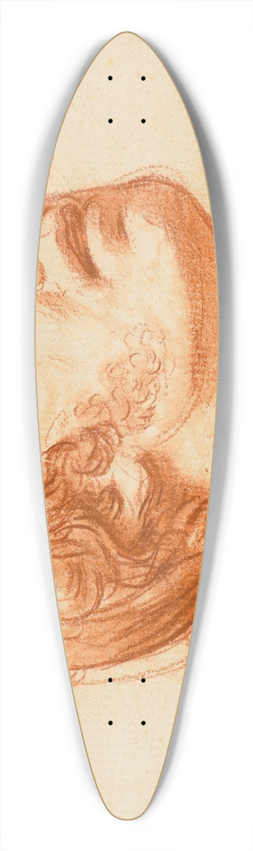 Franois-Andr Vincent - Head of a young man in agony 39.3 inch art pintail longboard deck