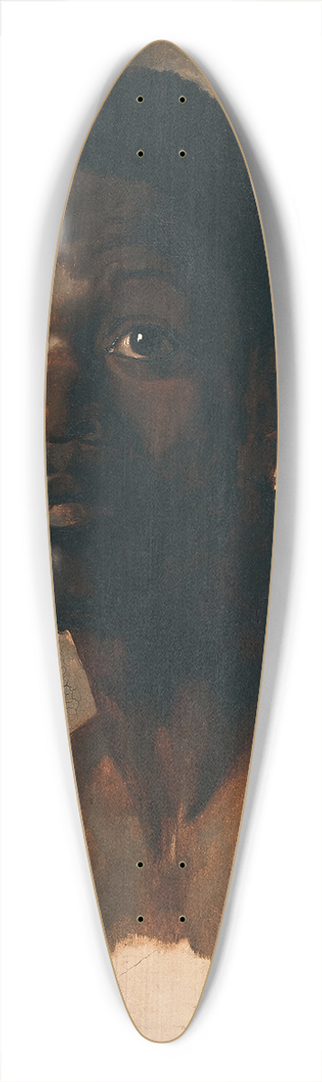 FranoisAuguste Biard - Etude dhomme en buste 39.3 inch art pintail longboard deck