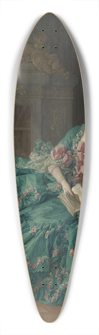 Franois Boucher - Madame de Pompadour 39.3 inch art pintail longboard deck