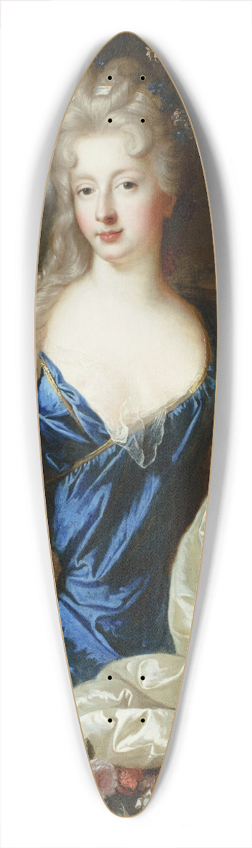 Franois de Troy - Portrait of Suzanne-Henriettede Lorraine-Elbeuf,duchesse de Mantoue-Gonzague(1686-1710) 39.3 inch art pintail longboard deck