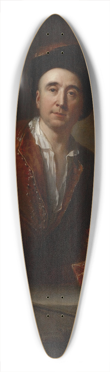 Franois de Troy - Self-Portrait 39.3 inch art pintail longboard deck