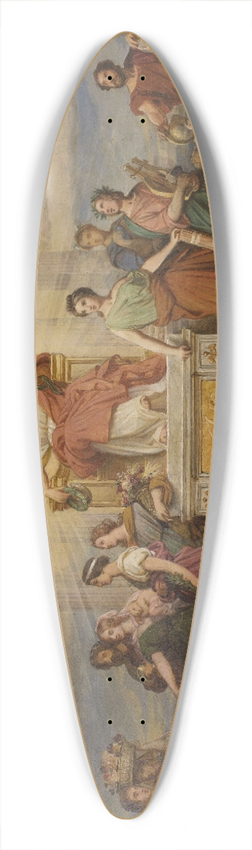 Franois-Edouard Picot - Le triomphe de la Ville de Paris 39.3 inch art pintail longboard deck