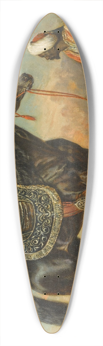 Franois-Gabriel-Guillaume Lpaulle - An Arabian Stallion and his Groom, Egypt 39.3 inch art pintail longboard deck