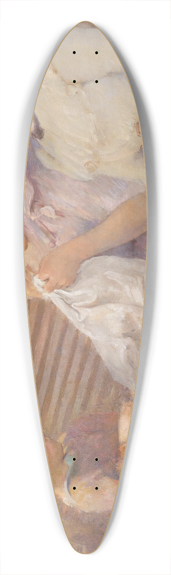 Franois Guiguet - The Young Seamstresses 39.3 inch art pintail longboard deck