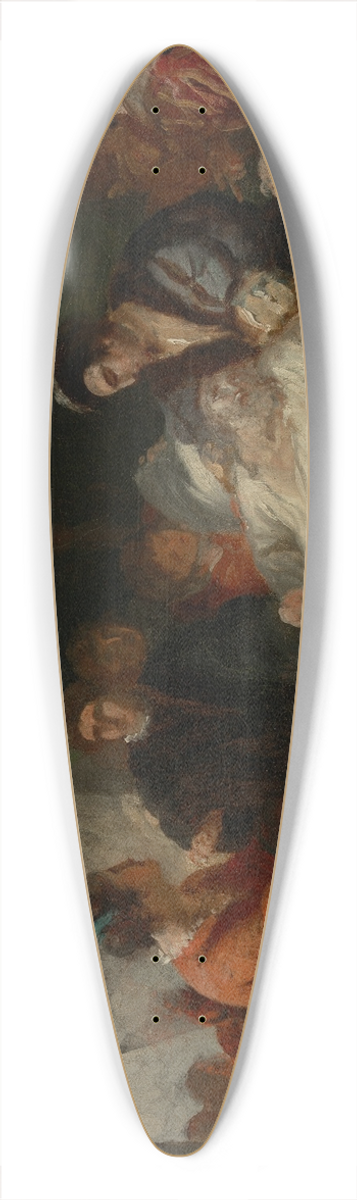 Franois-Guillaume Mnageot - The Death of Leonardo da Vinci in the Arms of Franois I 39.3 inch art pintail longboard deck