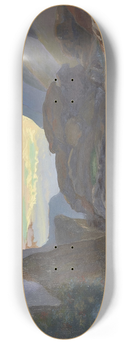 Carlos Schwabe - Paysage du Dauphin 8.25 inch art skate deck