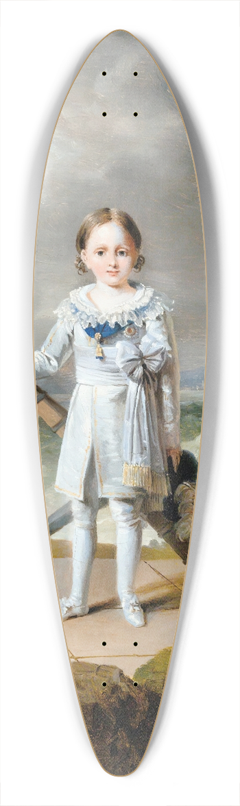 Franois Joseph Kinson - Portrait Of Prince Napolon-Louis Bonaparte 39.3 inch art pintail longboard deck