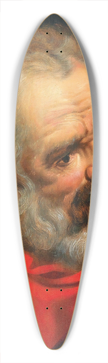 Frans Floris - A Bearded Old Man In A Red Cloak 39.3 inch art pintail longboard deck