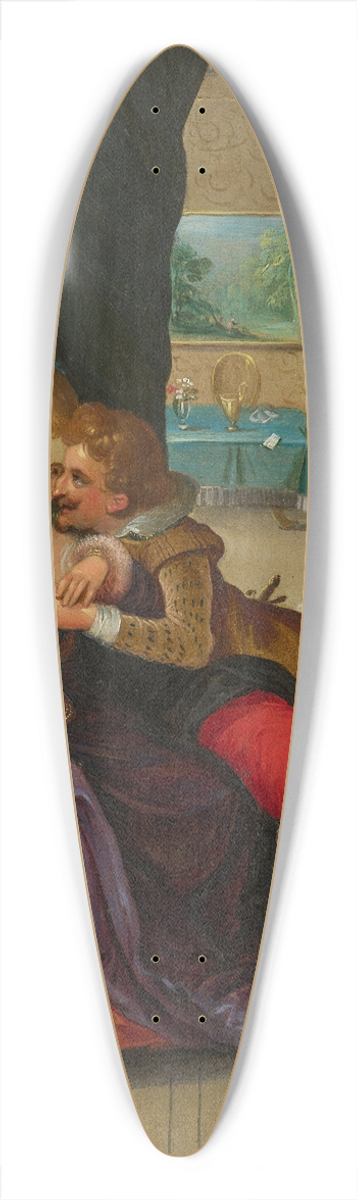 Frans Francken the Younger - Feeling 39.3 inch art pintail longboard deck