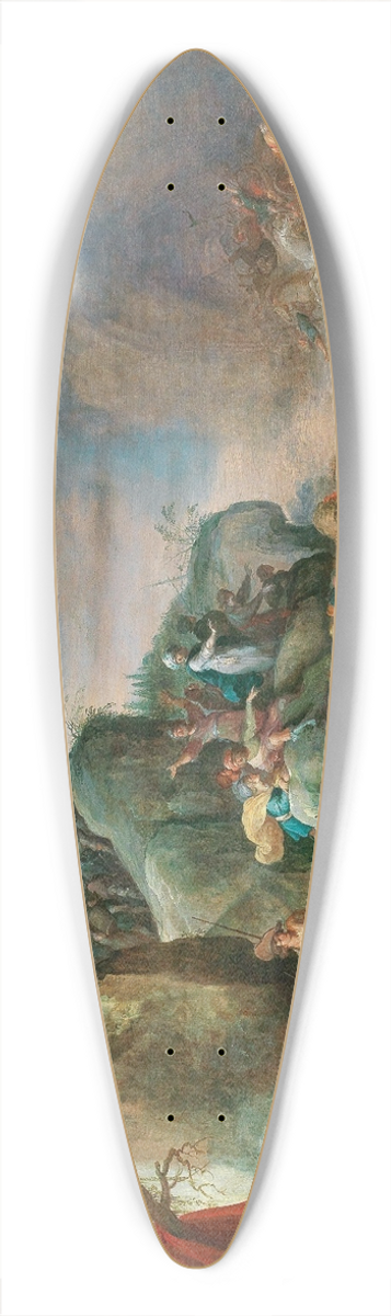 Frans Francken the Younger - The Crossing of the Red Sea 39.3 inch art pintail longboard deck
