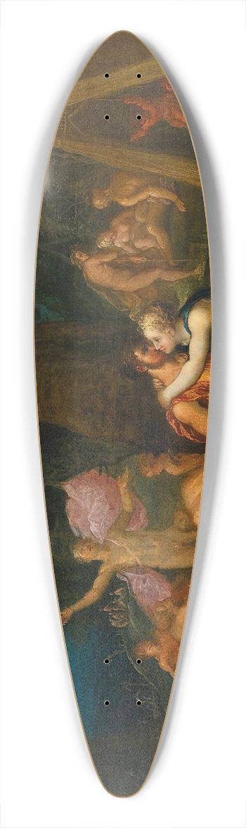 Frans Francken the Younger - The Golden Age 39.3 inch art pintail longboard deck