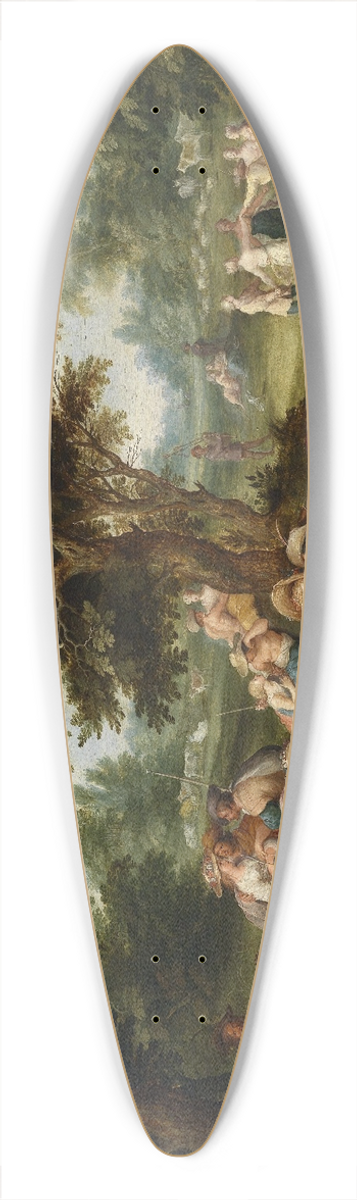 Frans Francken the Younger - The Golden Age 39.3 inch art pintail longboard deck