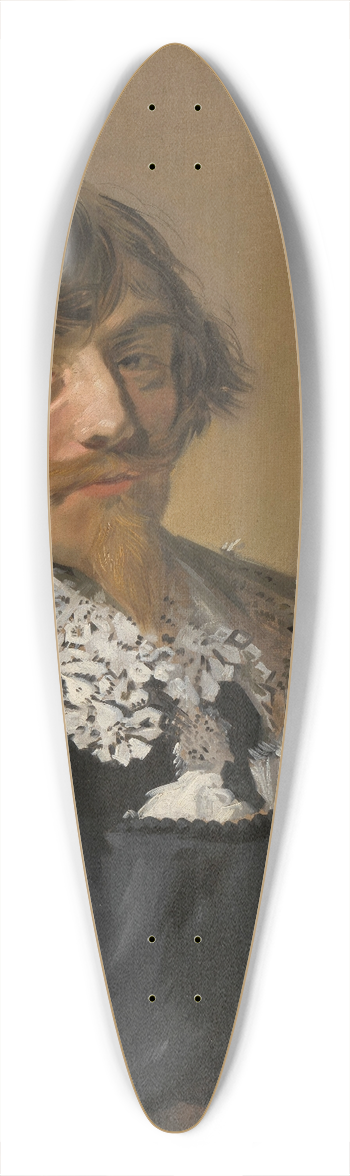 Frans Hals - Portrait of a Man 39.3 inch art pintail longboard deck