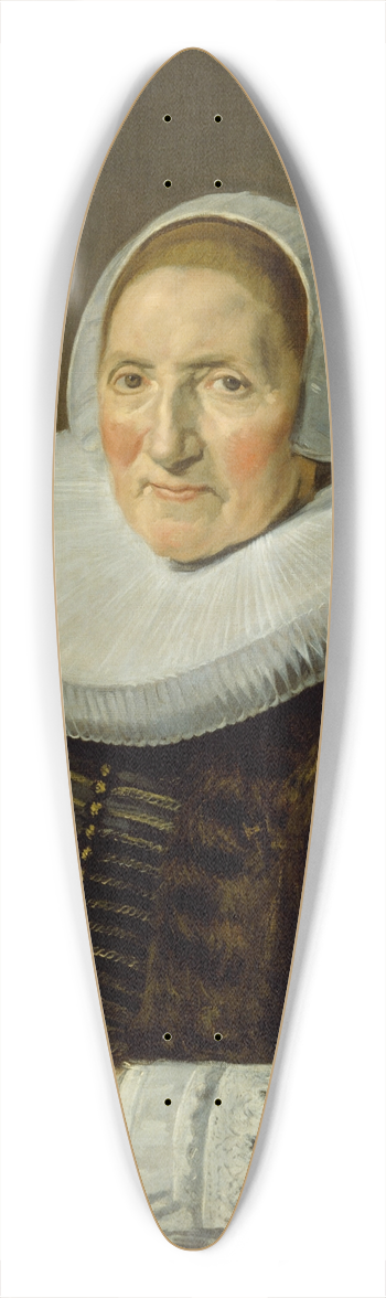 Frans Hals - Portrait of a Woman 39.3 inch art pintail longboard deck