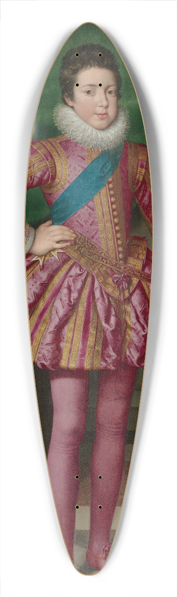 Frans Pourbus The Elder - Portrait of King Louis XIII of France 39.3 inch art pintail longboard deck