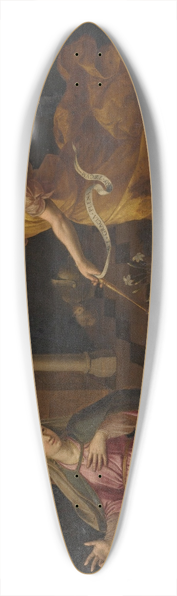 Frans Pourbus The Elder - The Annunciation 39.3 inch art pintail longboard deck