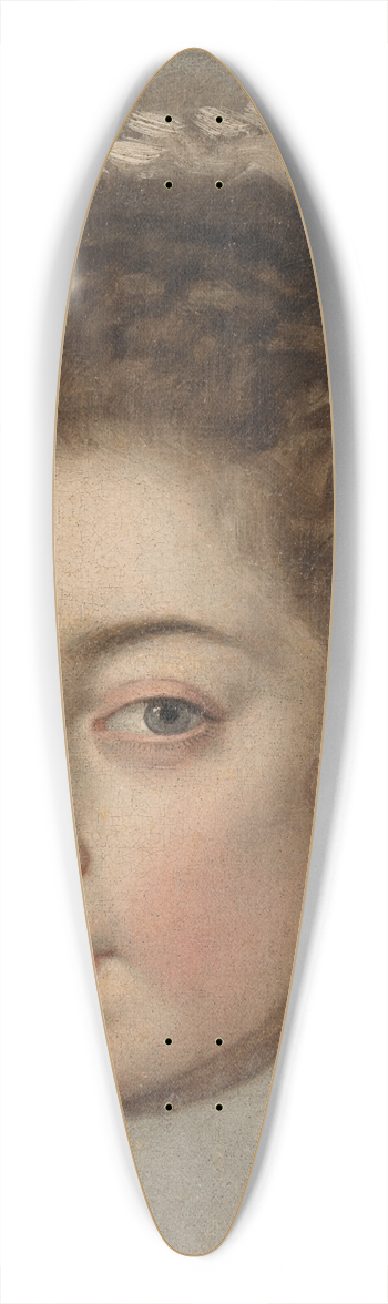 Frans Pourbus The Younger - A head study of Queen Henriette-Maria of France (1609-1669) 39.3 inch art pintail longboard deck