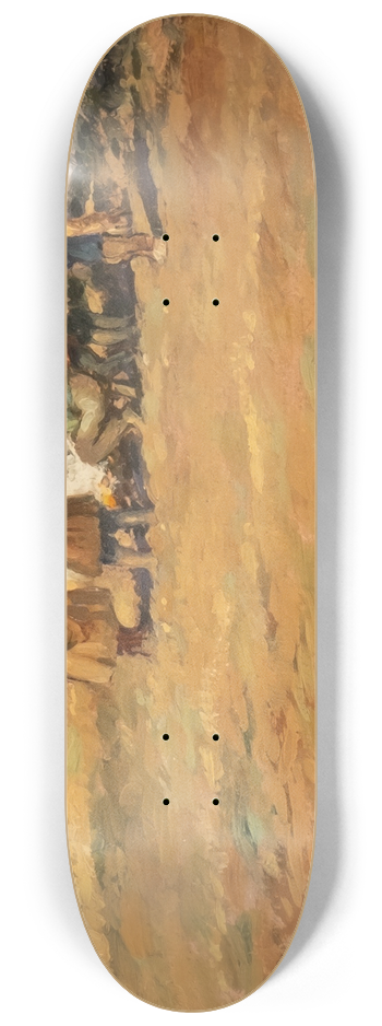 Carl Plckebaum - After the rabbit hunt 8.25 inch art skate deck