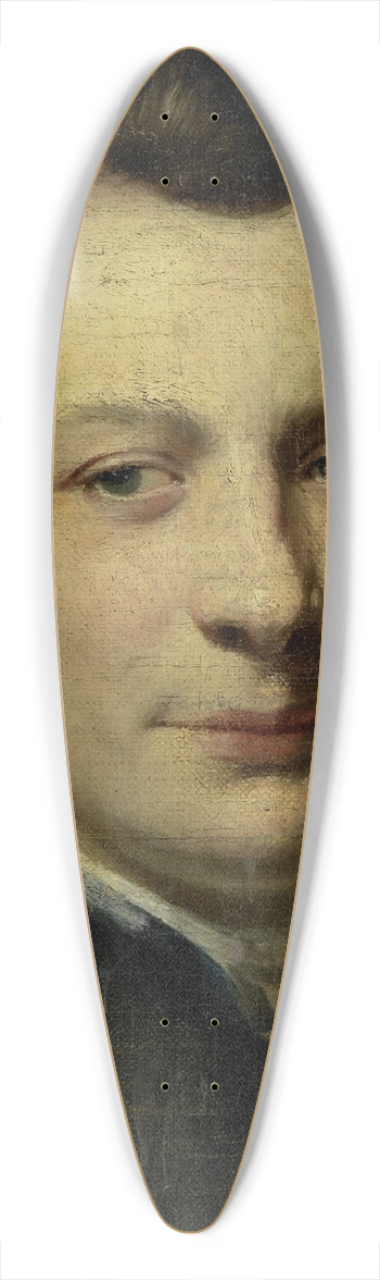 Frans van der Mijn - Portrait of George van der Myn, Painter 39.3 inch art pintail longboard deck