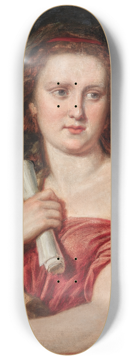 Carl Rahl - Bildnis einer jungen Dame (Anna von Lieben) 8.25 inch art skate deck