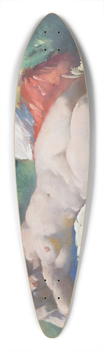 Frantiek Hladk - Resting 39.3 inch art pintail longboard deck